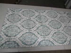 lot 29 image: 24 x 72 - Wyatt & Ash Runner Rug - Cream Blue