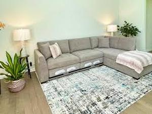 lot 55 image: Nourison Arctic Area Rug Collection, Aurora - 7 ft. 10 in. x 9 ft. 10 in.