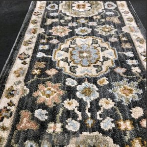 lot 23 image: 23.5 x 72 Mohawk The Verve Collection Runner Rug - Floral Pattern