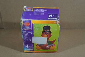 lot 9 image: Home Accents 3 6 Airblown Inflatable Lighted Turkey