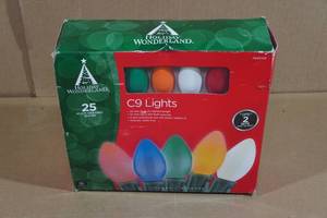 lot 17 image: Holiday Wonderland C9 Christmas Lights 24