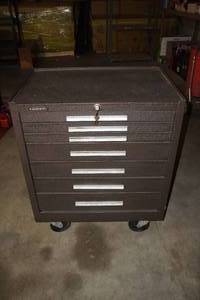 lot 57 image: Kennedy 297-9431 Rolling Metal Tool Chest
