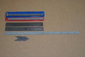 lot 62 image: Assorted Machinist Rules - Starrett, Lufkin