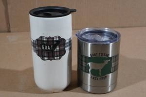 lot 210 image: 2 Travel Mugs
