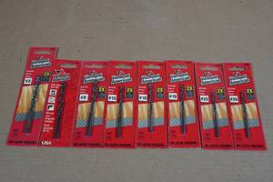 lot 294 image: 8 Vermont American Black Oxide Drill Bits