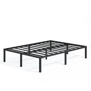 Zinus Yelena Black Metal Full Platform Bed Frame Customer Returns See Pictures