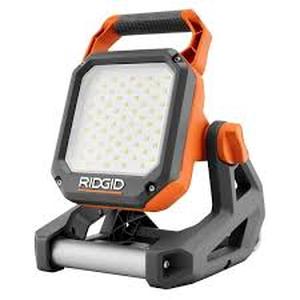 RIDGID 18V Cordless Flood Light (Tool Only) Customer Returns See Pictures
