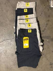 Lot of Assorted Mens Working Shorts Various Sizes Models and Conditions  Customer Returns See Pictures