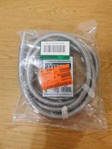 lot 81 image: Everbilt 4 ft. Universal Stainless Steel Washing Machine Hose with Elbow (2-Pack)
