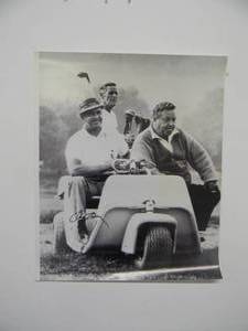 lot 32 image: Autographed Photo of Golfer Sam Sneed and Actor Jackie Gleason - RARE PIECE - FANTASTIC PIECE - APPROX 17 By 20 - SEE PICTURES