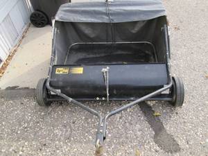 Agri-Fab pull behind lawn sweeper...