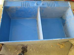 Blue Dual Deep basin utility sink...