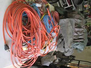 Large assortment of extension cords...