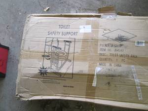 Toilet safety support in original b...