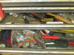 Assorted screwdrivers, hammers, o-r...