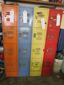 Metal multi color storage locker un...