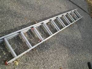Werner aluminum 20ft extension ladd...