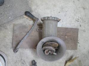 Vintage Metal meat grinder...