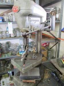 Sprunger 14 drill press with foot ...