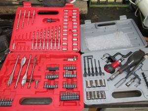 Assorted drill and screwdriver bits...