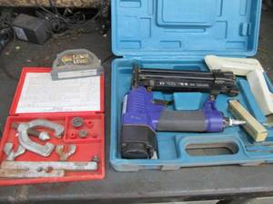 Pneumatic Brad nailer, laser level ...