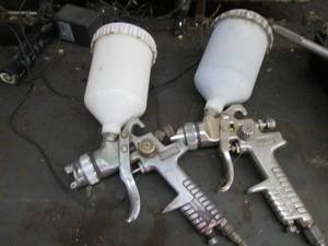 (2) Pneumatic paint sprayers...