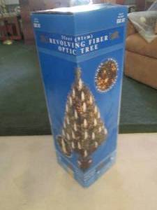 3ft Revolving fiber optic tree in b...