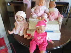 Vintage to modern day baby dolls...