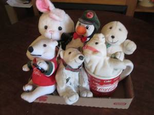 Collection of assorted Coca-Cola pl...