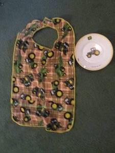 John Deere apron and collector plat...