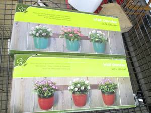 (2) Wall gardens with brackets in o...