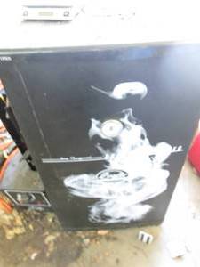 Bradley food smoker and external bu...