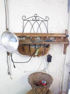 Wooden wall mounting shelf, planter...
