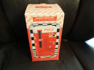 New in box Coca-Cola die cast music...