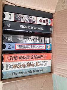 lot 53 image: Mixed War Videos set of 8
