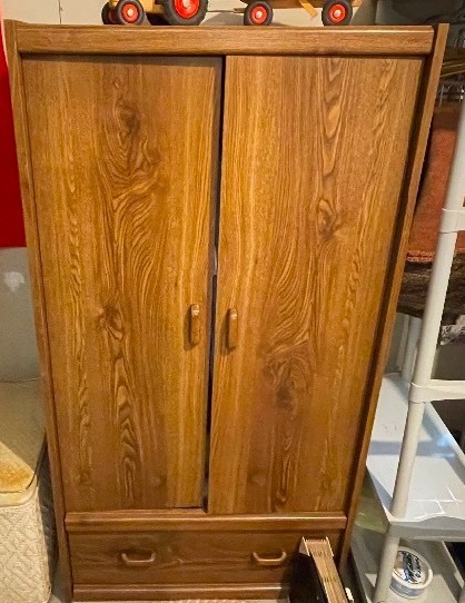 lot 457 image: Storage Cabinet. 32 Inches by 23 Inches by 64 Inches.