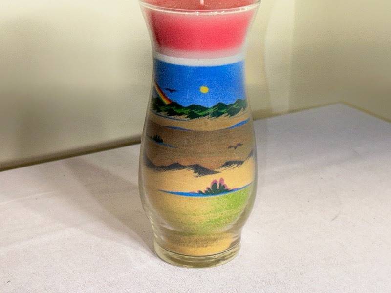 lot 1041 image: New Sand Art Candle