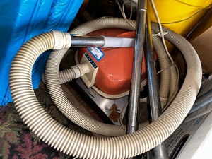 lot 947 image: Vintage Eureka Princess Model 736 Vacuum Cleaner with Accessories