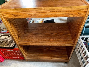 lot 979 image: Wood Bookcase