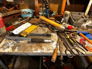 lot 1033 image: Entire Contents of Various Tools on Tool Bench