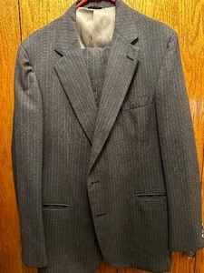 lot 884 image: Vintage Cricketeer Made for Daytons Mens Pinstripe Suit