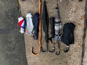 lot 942 image: Lot of Umbrellas and Canes