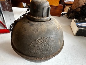 lot 964 image: Vintage Toledo Torch Kerosene Burning Road Flare Estimated Value $50-75