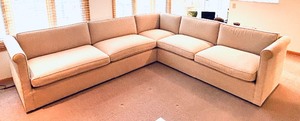 Stunning Custom Sectional Sofa  Couch with Ottoman