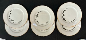 lot 54 image: Six Williams-Sonoma Caviar Plates