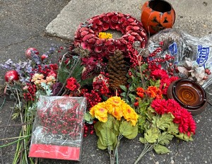 lot 199 image: Holidays Are Here Large Lot of Halloween and Christmas Decor