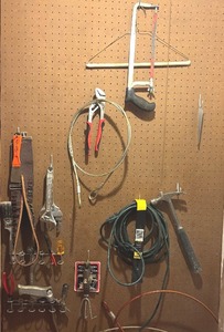 lot 187 image: Tools Including Wrenches, Hammer, Saws and More