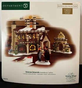 lot 116 image: Department 56 Victorian University Dickens Village Series