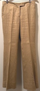 lot 107 image: Monique Lhuillier Brown Suit Pants