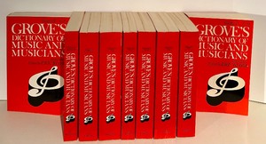lot 166 image: Nine Volumes Groves Dictionary of Music and Musicians
